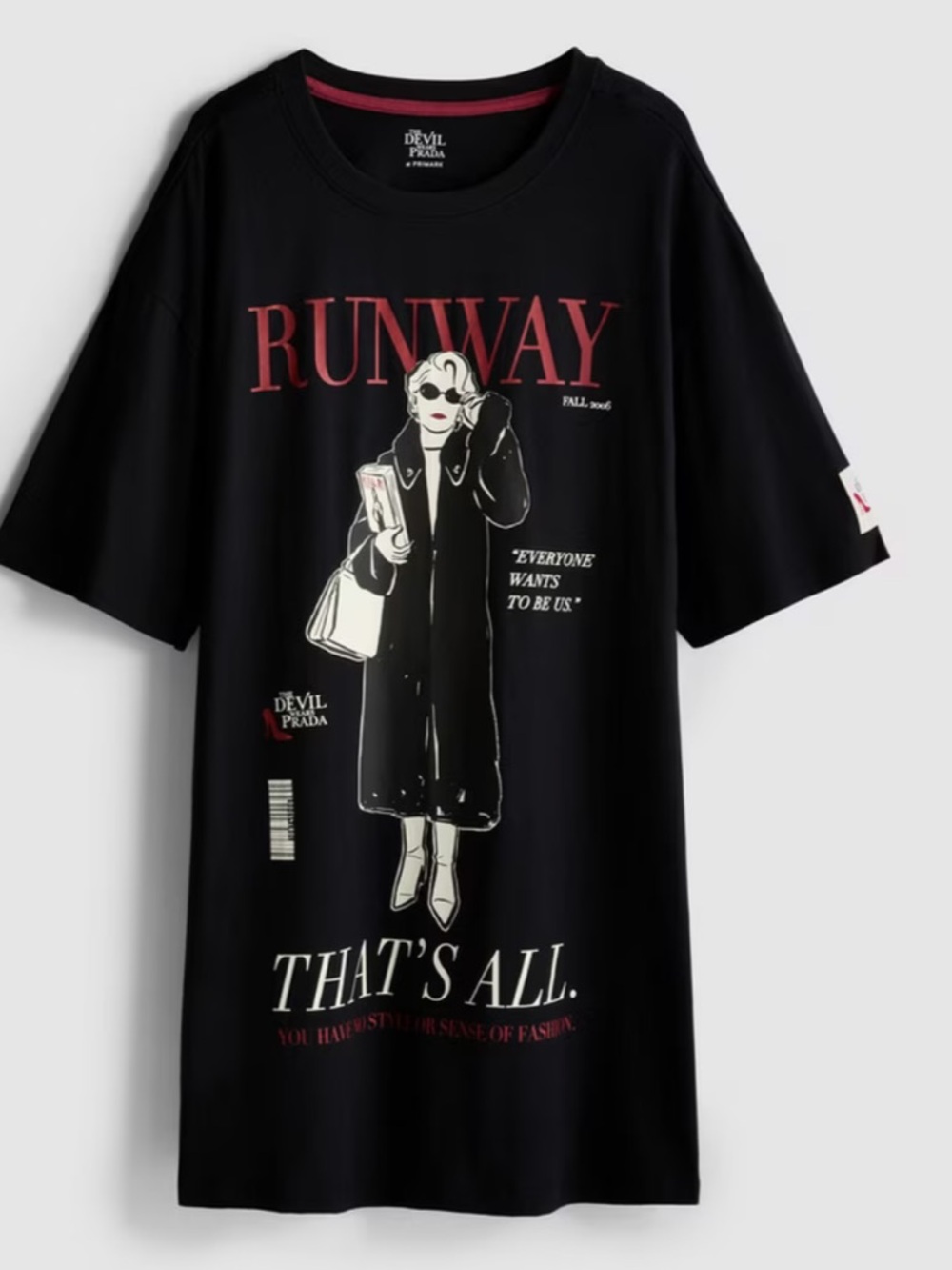 Devil Wears Prada 2 Pajama Cotton Nightshirt